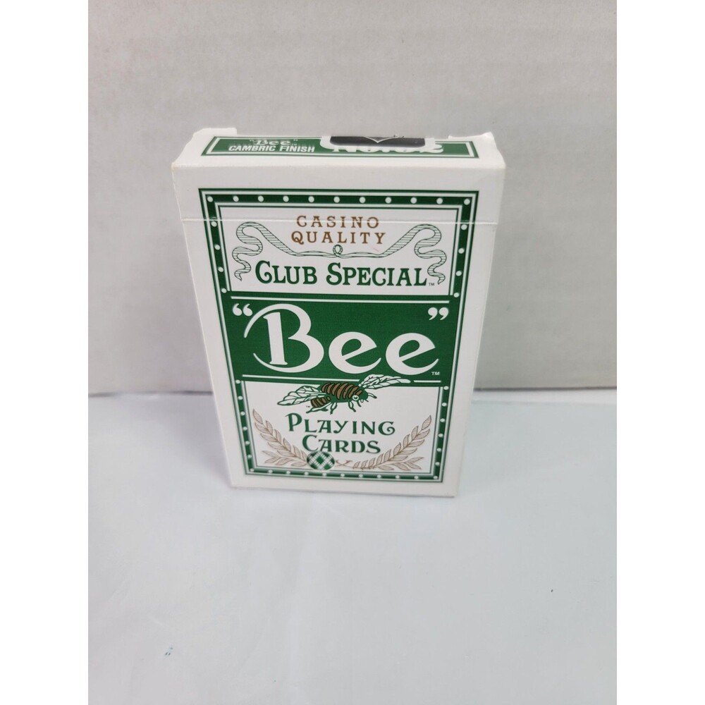 Bear River Casino Resort Bee Club Special Green Playing Cards Used Canceled Deck